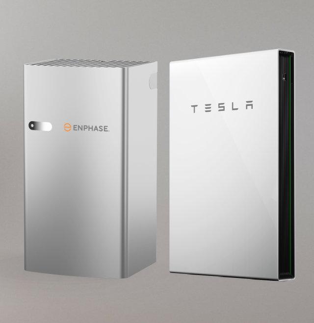 Enphase Home Battery Tesla Powerwall